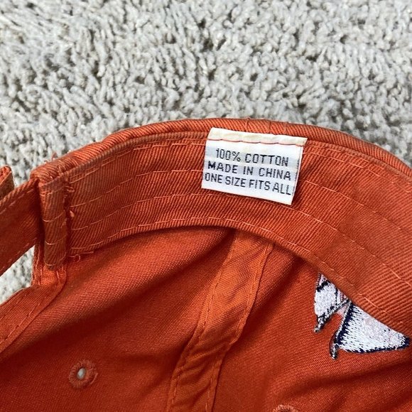 American Dry Goods Man Of War Golf Hat Myrtle Beach Orange OSFA Strapback Cap - Picture 7 of 10